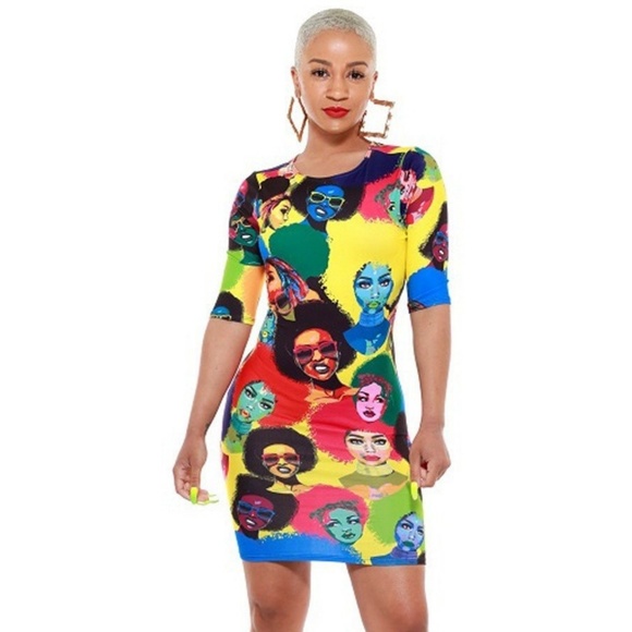 New Contemporary Bodycon Dress - Picture 2 of 4